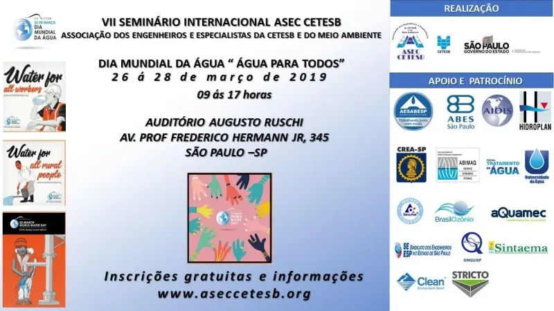 VII Seminário Internacional – “Água para todos”